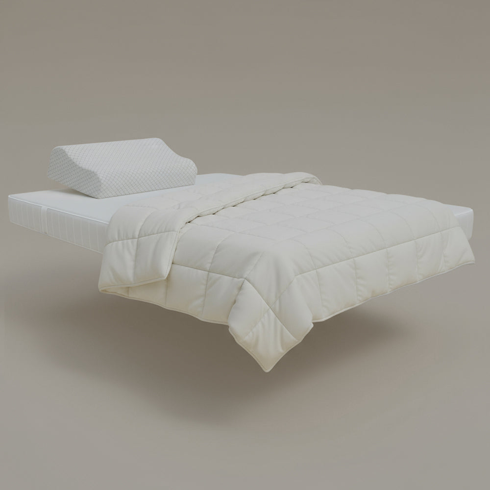 Matratze mit Kissen & Daunendecke Bundle