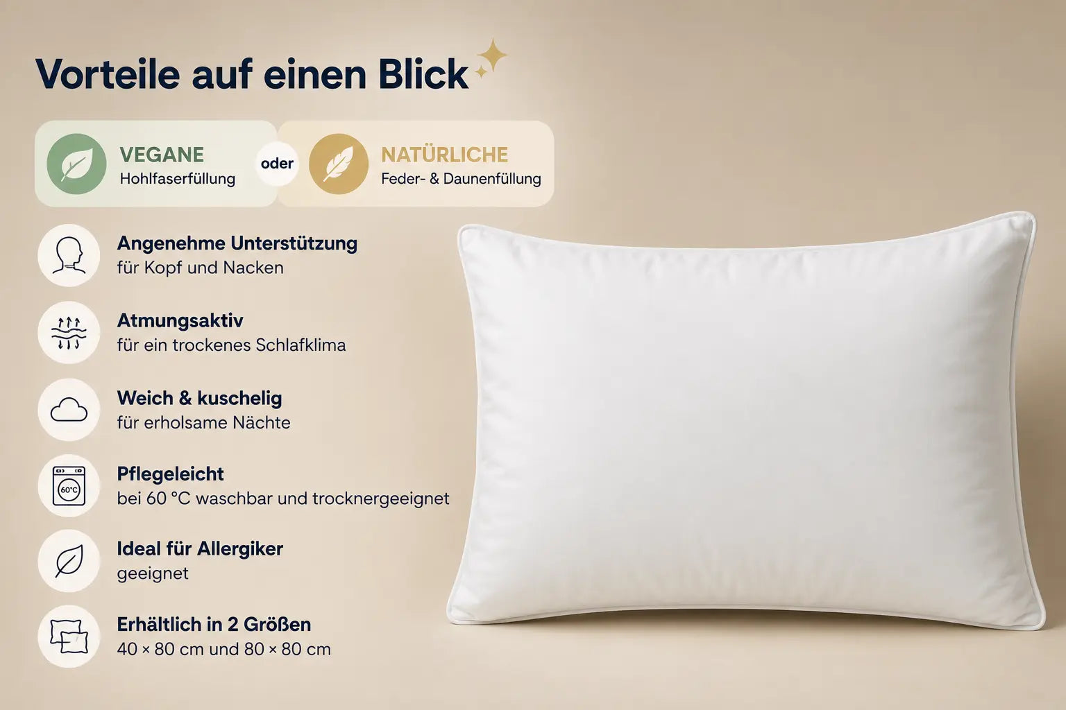Hisleep Classic Kissen